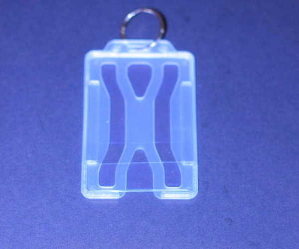 CARD HOLDER-PORTRAIT With Key ring & Shield Incl