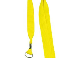 CH-YELLOW FLAT LANYARD